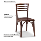 Cadeira Samara Em Madeira Maciça - Imbuía