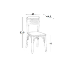 Cadeira Samara Em Madeira Maciça - Imbuía