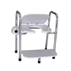 Cadeira Sanitária Poliéster Pcd Multiuso Suporta 150kg