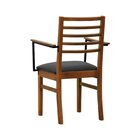 Cadeira Savana Com Braços Madeira Maciça Encosto Ripado Assen