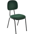 Cadeira Secretária Base Fixa Palito Linha Economy Verde