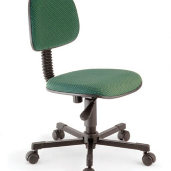 Cadeira Secretária Base Giratória Linha Economy Verde Verde