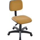 Cadeira Secretária Base Giratória Linha Square Cor Amarelo