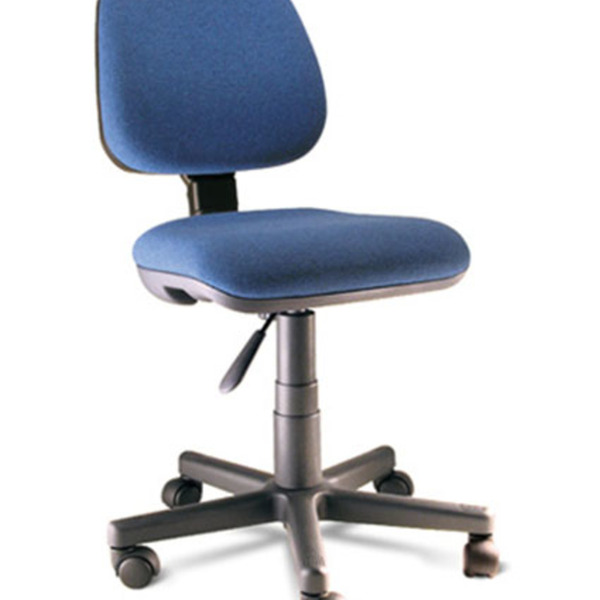 Cadeira Secretária Com Braços Linha Safira Azul Azul