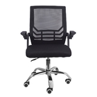 Cadeira Secretária Giratória Braço Flexível Best Chair - Preta