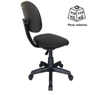 Cadeira Secretária Giratória Sem Braços – Corino Preto – Mart
