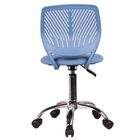 Cadeira Secretaria Kids Pelegrin Pel-3300 Tela Mesh Azul