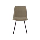 Cadeira Selene Bouclê 82x46,5x60 Cm Cinza Quente