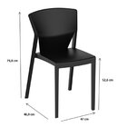 Cadeira Serelepe Grifit Preto