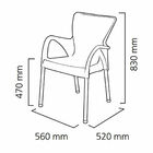 Cadeira Setúbal Xplast Branca