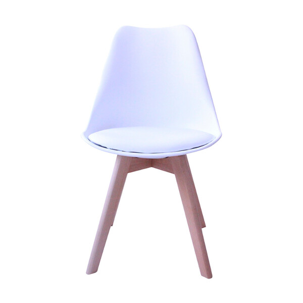 Cadeira Siena Com Estrutura Em Polipropileno E Base Madeira F