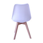 Cadeira Siena Com Estrutura Em Polipropileno E Base Madeira F