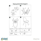 Cadeira Siena Com Estrutura Em Polipropileno E Base Madeira F