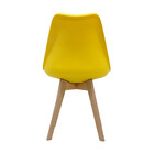 Cadeira Siena Com Estrutura Em Polipropileno E Base Madeira F