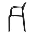 Cadeira Slick Com Braço Preta