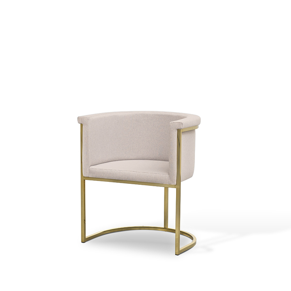 Cadeira Sofá Poltrona Zally Base Aço Inox Tecido Sustentável