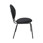 Cadeira Sofia Veludo Preto - Fdecor