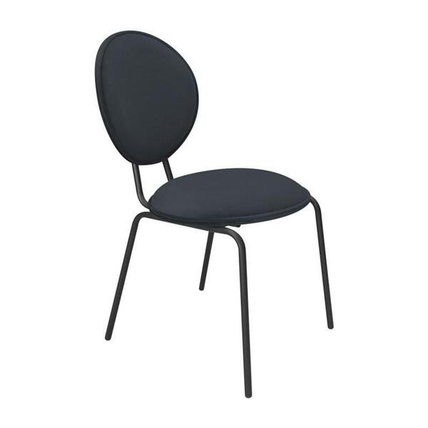 Cadeira Sofia Veludo Preto - Fdecor