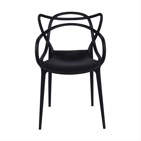 Cadeira Solna De Polipropileno Preta - Or Design