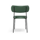 Cadeira Stela Sala De Jantar Couríssimo Verde - Vallisa Decor