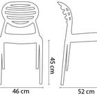 Cadeira Stripe - Azul