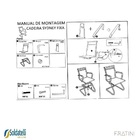 Cadeira Sydney Fixa Com Estrutura Em Aço Cromado Fratini