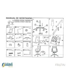 Cadeira Sydney Presidente Com Estrutura Em Aço Cromado Fratini