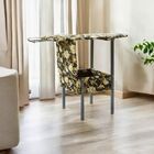 Cadeira Tabua De Passar Roupa Portátil Com Baú Industrial