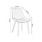 Cadeira Tainá Caramelo