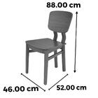 Cadeira Tapes Nacional Móveis 46cm (larg) Madeira Tauari Amên