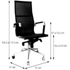 Cadeira Tela Alta Cobre