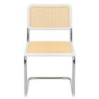 Cadeira Tela Auditório Recepção Cozinha Cesca Branco