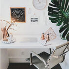 Cadeira Tela Cobre Com Base De Rodízio