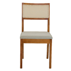 Cadeira Tela Fibra Natural Madeira Maciça Ferrugine Design