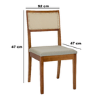 Cadeira Tela Fibra Natural Madeira Maciça Ferrugine Design