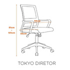 Cadeira Tokyo Diretor - Preto