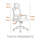 Cadeira Tokyo Presidente - Preto
