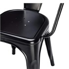 Cadeira Tolix Empilhavel Industrial Com Apoio De Braços