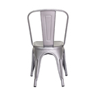 Cadeira Tolix Iron Design Cinza Fosco