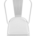 Cadeira Tolix Iron Design Industrial Branco