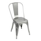 Cadeira Tolix Iron Em Aço Empilhável Com Acabamento Metálico