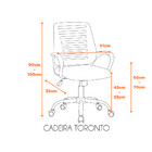 Cadeira Toronto Com Revestimento De Espuma Fratini