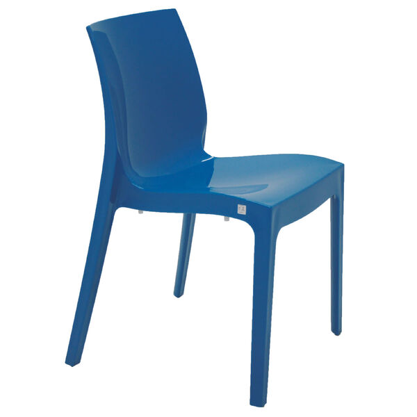 Cadeira Tramontina Alice Polida Em Polipropileno Azul Turmali