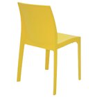 Cadeira Tramontina Alice Satinada Sem Braços Amarelo