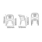 Cadeira Tramontina Atalaia Em Polipropileno Azul