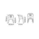 Cadeira Tramontina Atalaia Em Polipropileno Preto