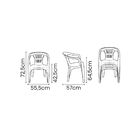 Cadeira Tramontina Atalaia Em Polipropileno Preto