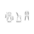 Cadeira Tramontina Bistrô Búzios Em Polipropileno Branco