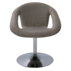 Cadeira Tramontina Delice Estofada Cinza Em Polietileno Com B