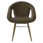 Cadeira Tramontina Delice Estofada Moca Em Polietileno Com Ba